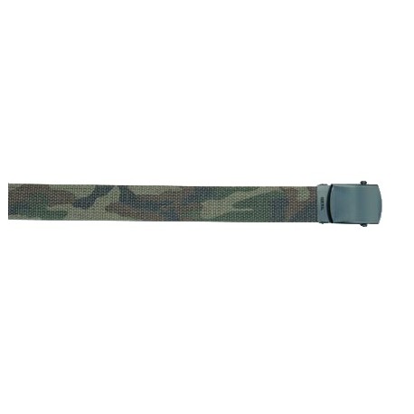 Ceinture réversible olive-woodland boucle noire