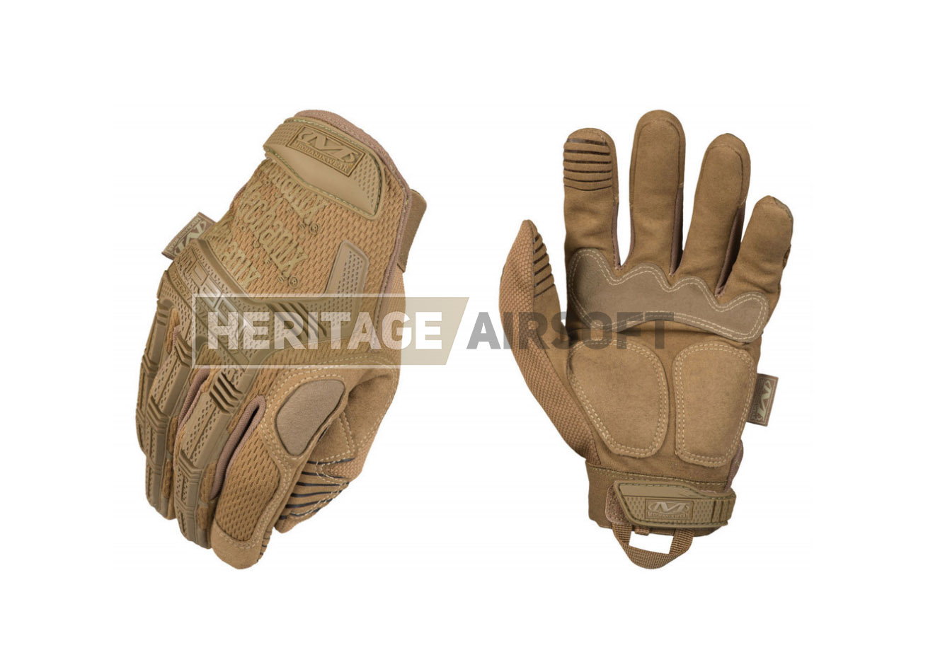 Gants d'airsoft M-Pact - Coyote - Mechanix - Heritage Airsoft