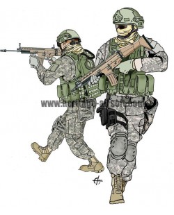 La tenue d'airsoft centre Europe