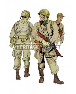 Tenue Airsoft : Parachutiste US M42, Normandie 1944