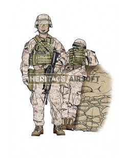 Tenue Airsoft : Marines désert US