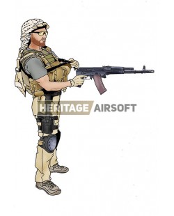 Airsoft loadout: The Hurt Locker Contractor