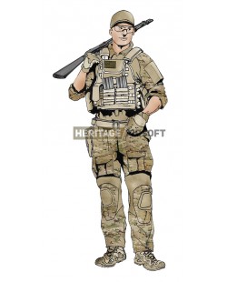 Airsoft loadout: BF4 Multicam