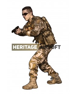 Tenue Airsoft : Rédemption DPM Désert