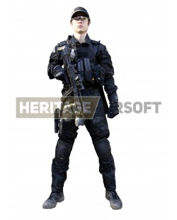 Tenue Airsoft Noir, gris et CQB - Heritage Airsoft