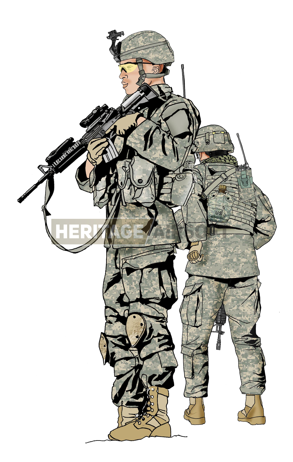 Tenue Airsoft : Multicam Warrior - Heritage Airsoft