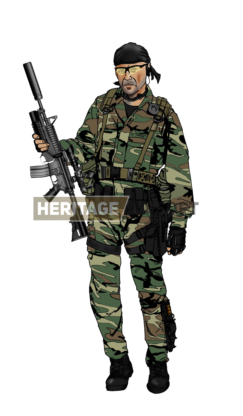Tig - tenue 13 hours pour l'airsoft - contractor - Heritage Airsoft
