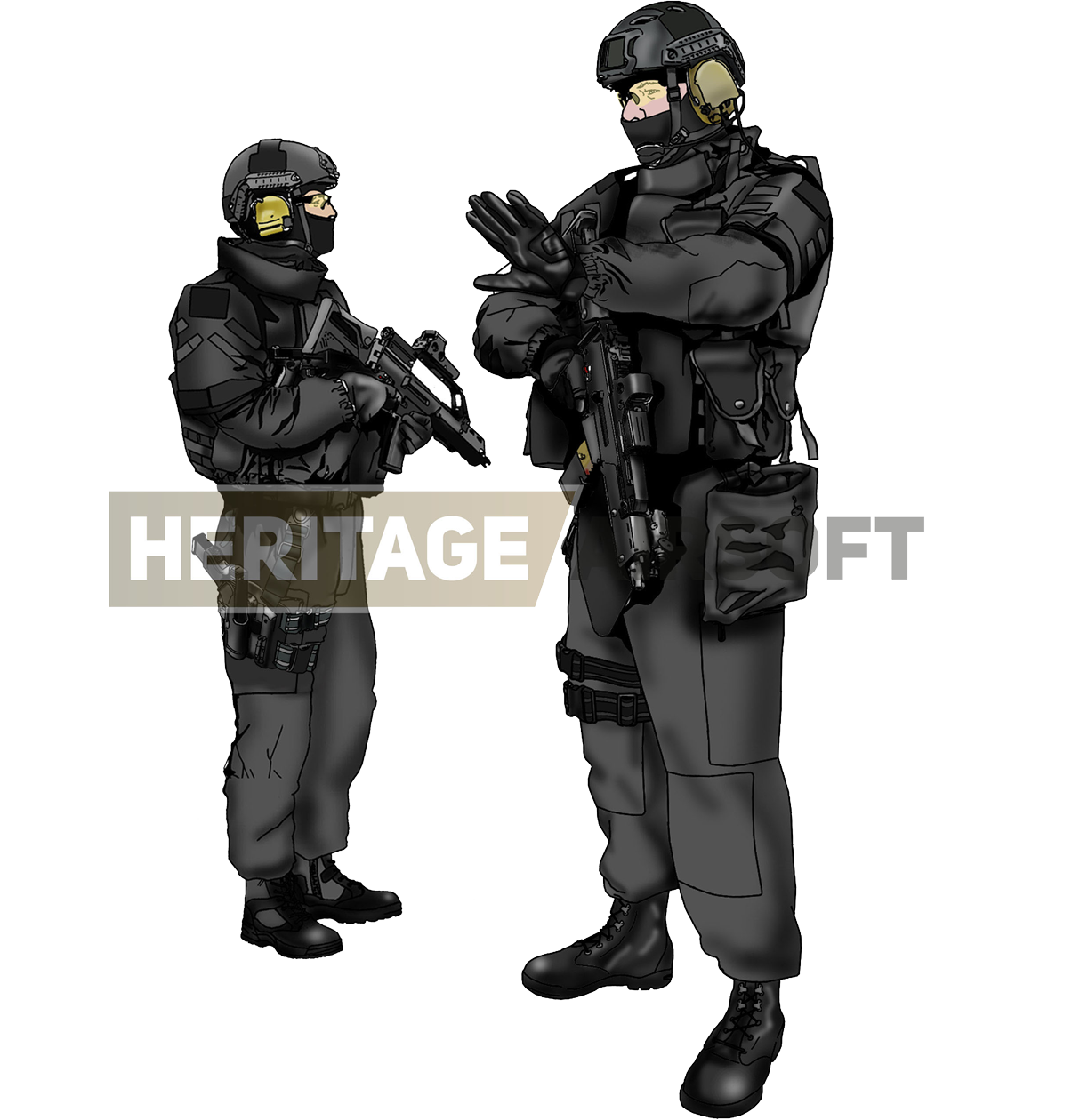 Airsoft Armée militaire équipement de police porte-plaque